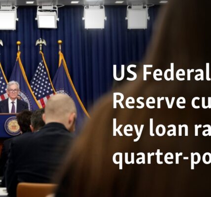 US Federal Reserve cuts key loan rate by quarter-point